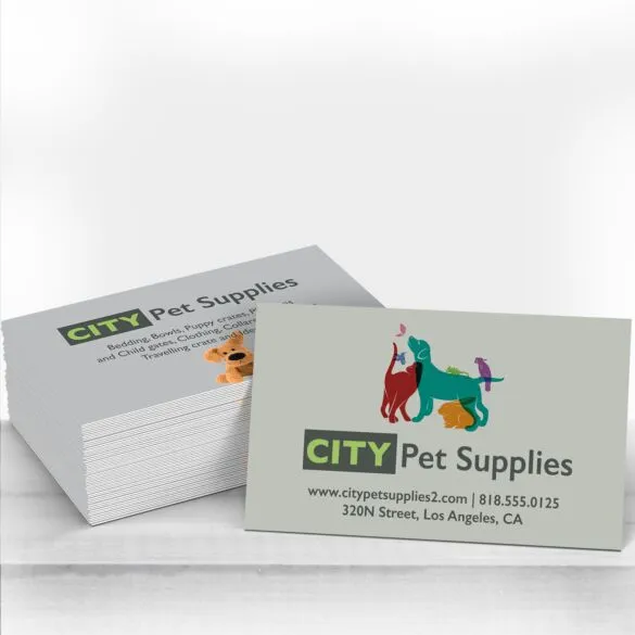 16pt Standard Business Cards | Full Color | Front & Back