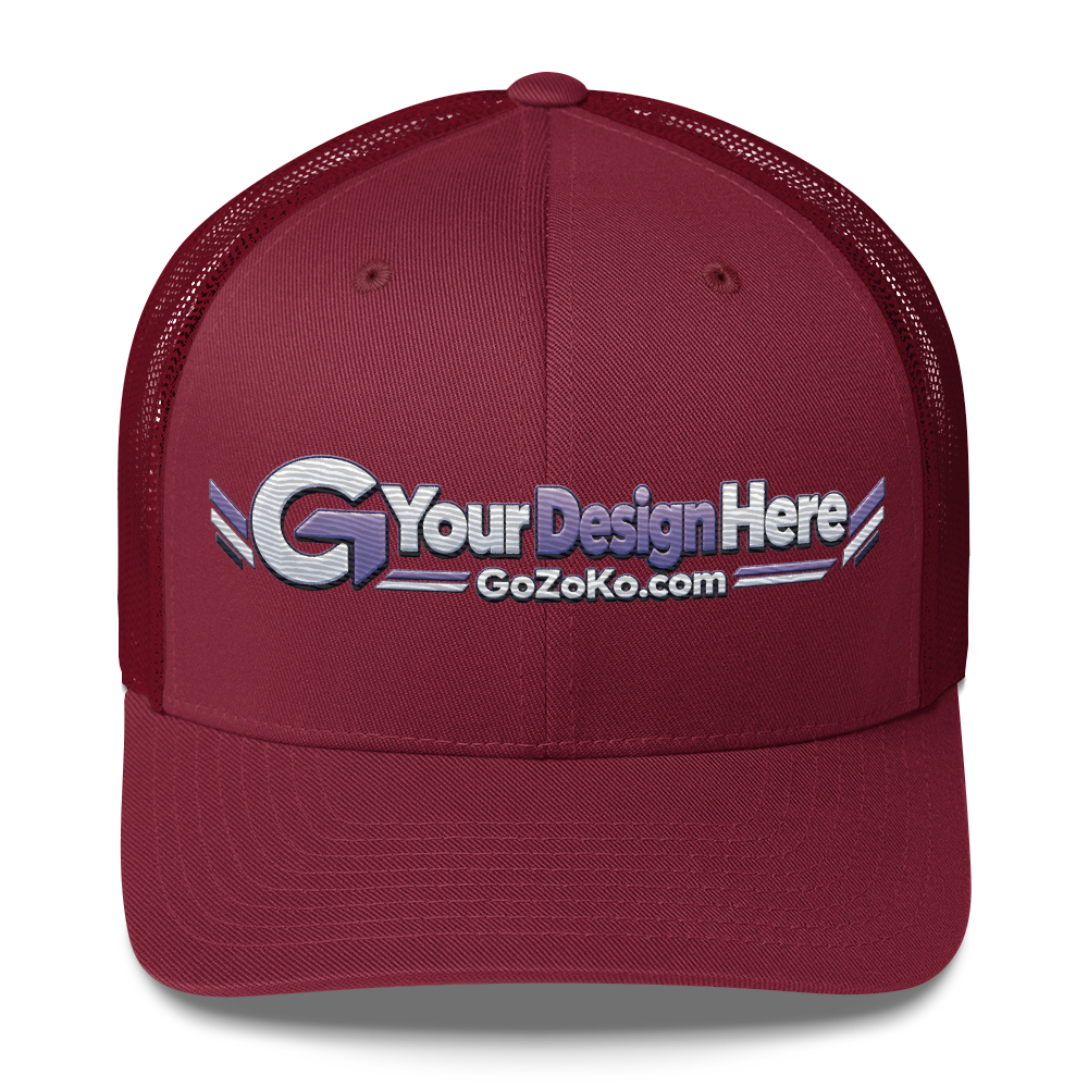 Custom Embroidered Yupoong Trucker Cap - Image 7