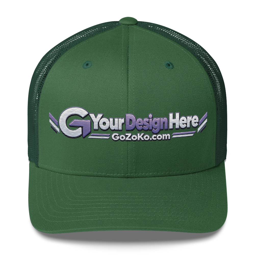 Custom Embroidered Yupoong Trucker Cap - Image 11