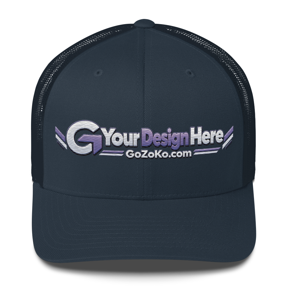 Custom Embroidered Yupoong Trucker Cap - Image 3