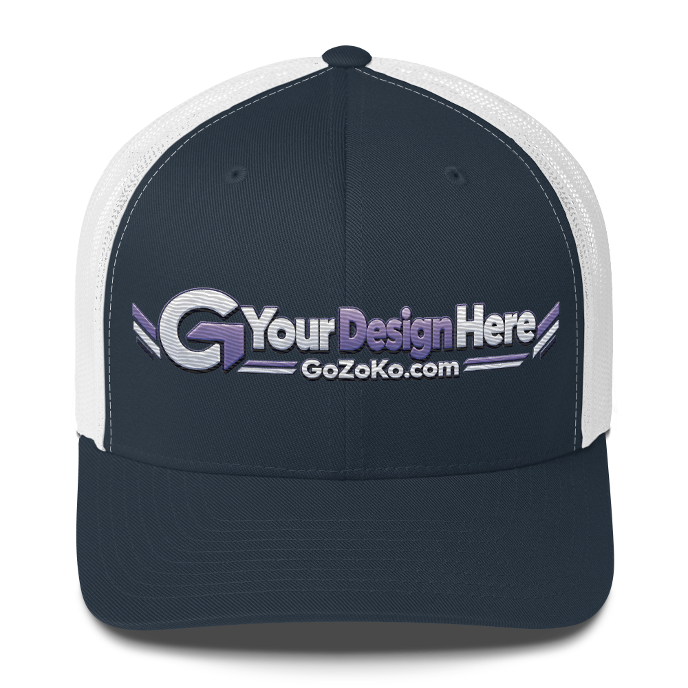 Custom Embroidered Yupoong Trucker Cap - Image 4